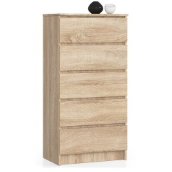 KOMODA K60 5SZ CLP DĄB SONOMA