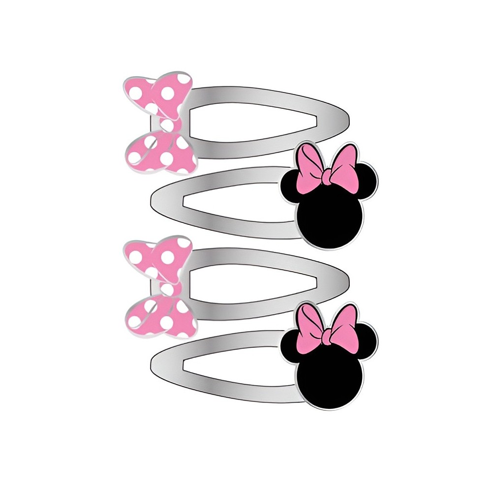 Disney Minnie Bow hair clip set 4 pcs