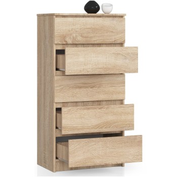 KOMODA K60 5SZ CLP DĄB SONOMA