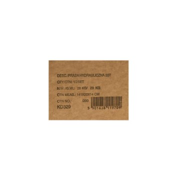 Prasa hydrauliczna 20T KD329