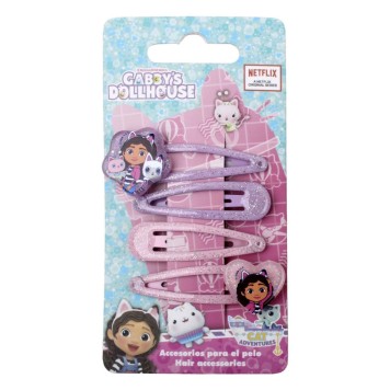 Gabby's Dollhouse Adventures hairclip set 4 pcs