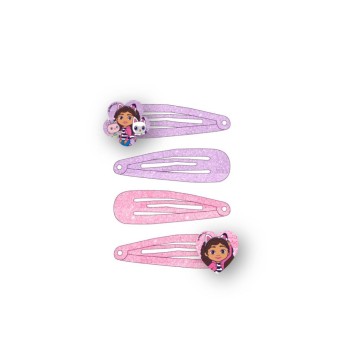Gabby's Dollhouse Adventures hairclip set 4 pcs