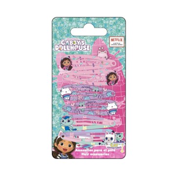 Gabby's Dollhouse Adventures 6-piece hair clip set