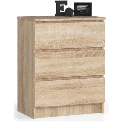 KOMODA K60 3SZ CLP DĄB SONOMA