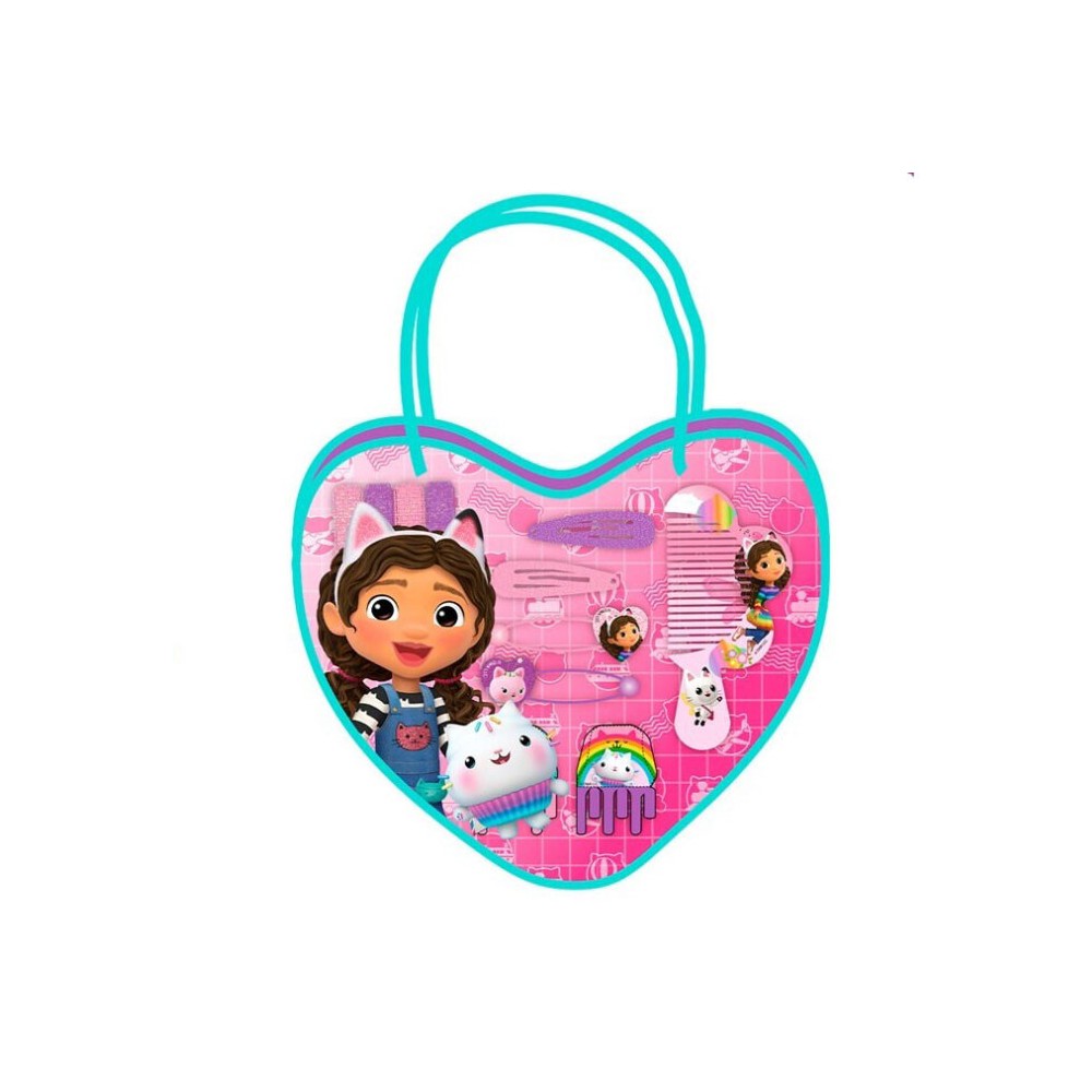 Gabby's Dollhouse Rainbow hair accessory 12-piece set