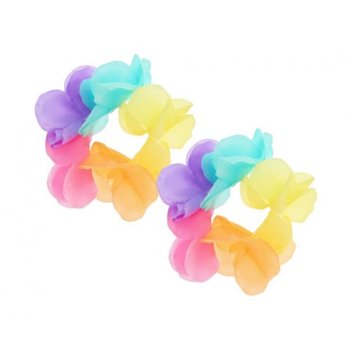 Party Hawaiian Pastel Colorful Bracelet Set 2 pcs