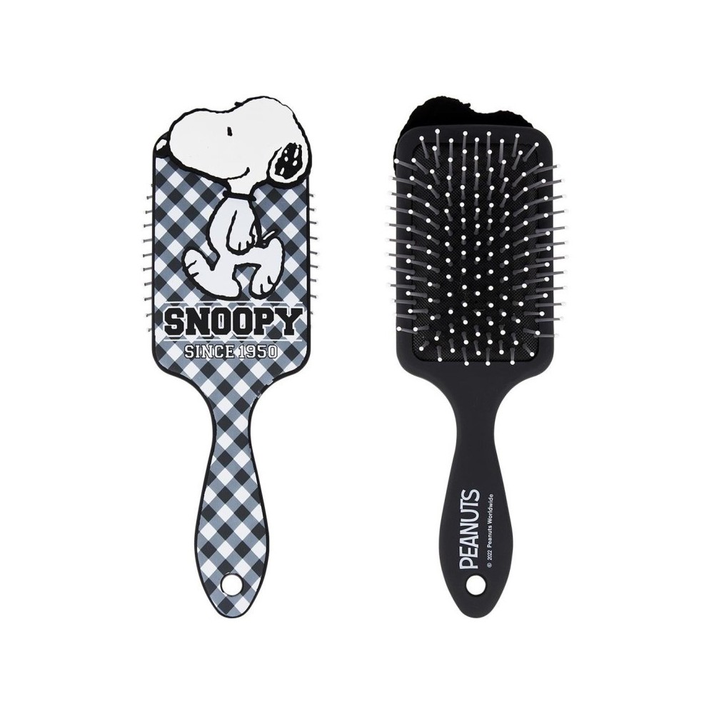 Snoopy Plaid 3D Hairbrush 22 cm