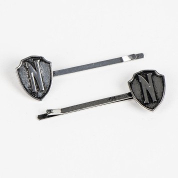 Wednesday Nevermore hair clip set 4 pieces