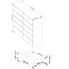 KOMODA K140 10SZ CLP BIAŁY
