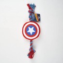 Avengers plush and rope dog toy