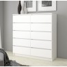 KOMODA K120 10SZ CLP BIAŁY