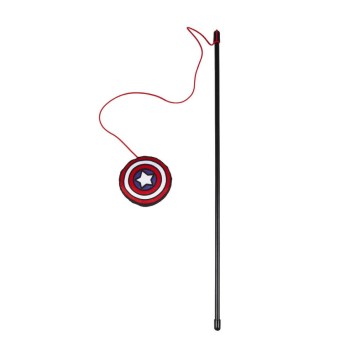 Avengers Marvel cat fishing rod, cat toy