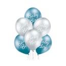 Baby Boy Balloon, 6 pcs 12 inch (30cm)