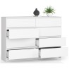 KOMODA K140 8SZ CLP BIAŁY