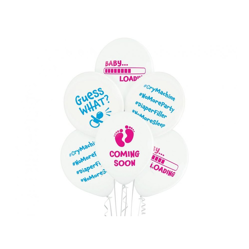 Baby Loading balloon, 6 pcs 12 inch (30 cm)