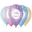 Baby Metallic Shower balloon, 5 pcs 12 inch (30 cm)