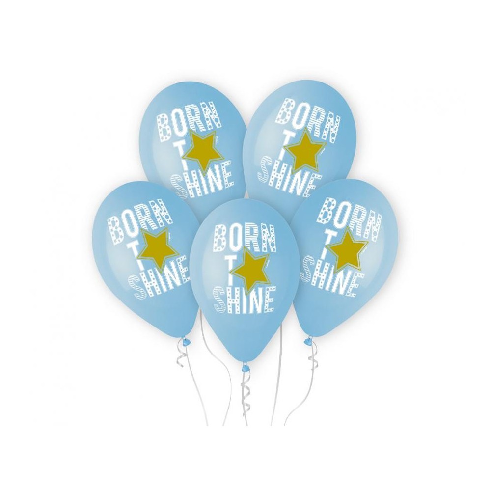 Baby Born to Shine Blue balloon, 5 pcs 13 inch (33 cm)
