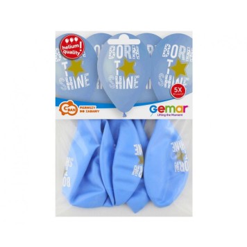 Baby Born to Shine Blue balloon, 5 pcs 13 inch (33 cm)