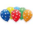 Colour Colorful Dots, balloon, 6 pcs