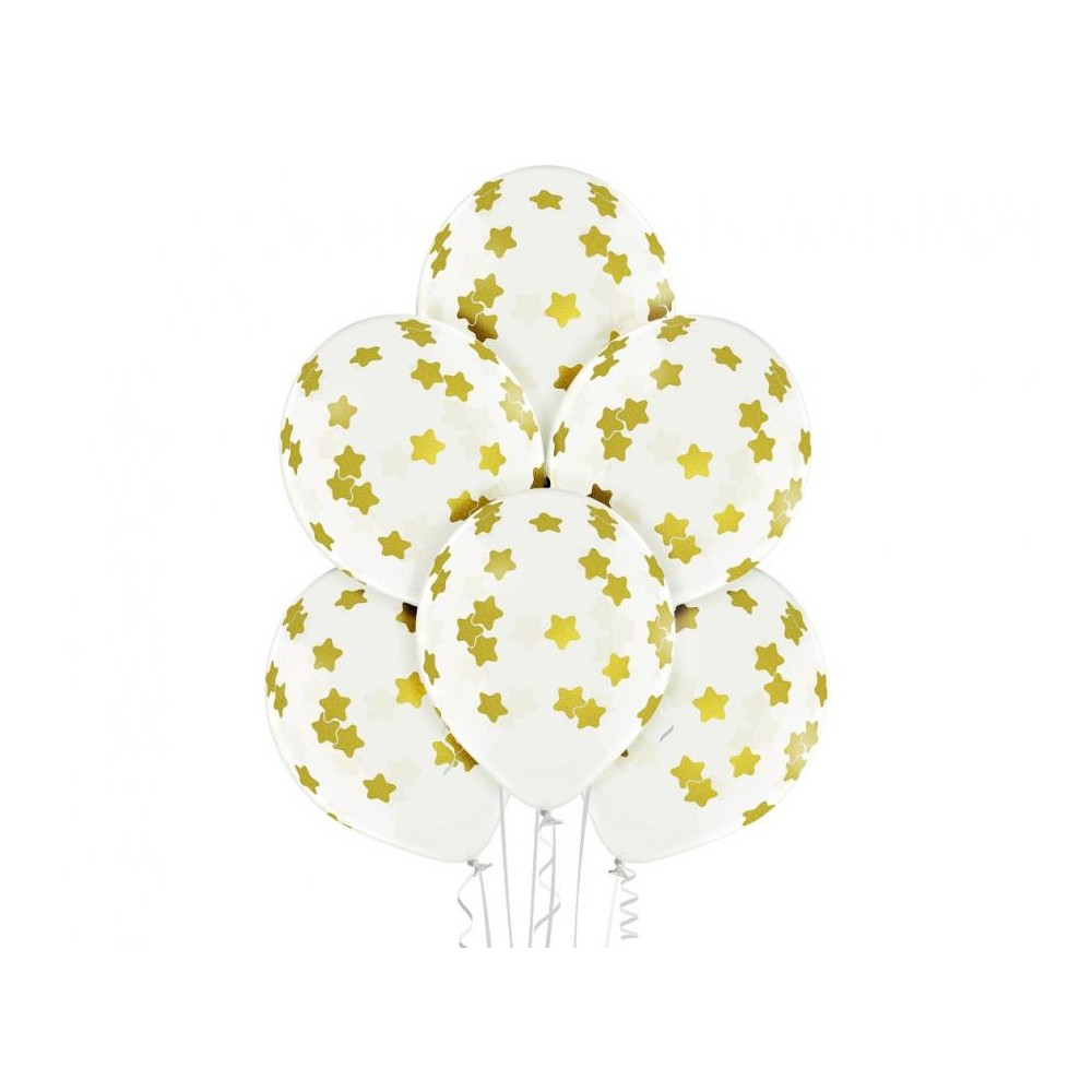 Colour Stars, Star Balloon, Balloon Set 6 pcs 30 cm (12 inch)