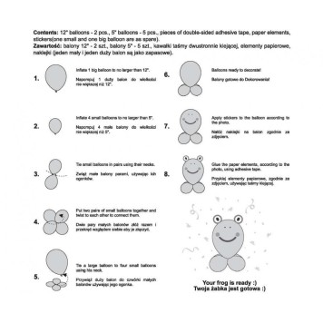 Frog Cute Animal Frog balloon set