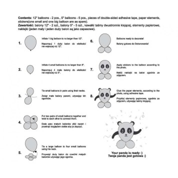 Panda Cute Animal Panda Cute Animal balloon, balloon set