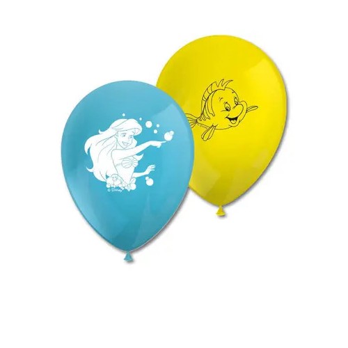 Disney Princess Ariel Curious balloon, 8 pcs