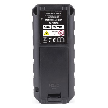 Cyfrowy dalmierz laserowy 50m PM-DLM-50