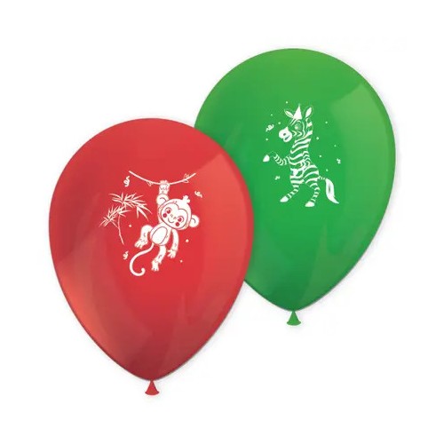 Jungle Balloons balloon, 8 pcs