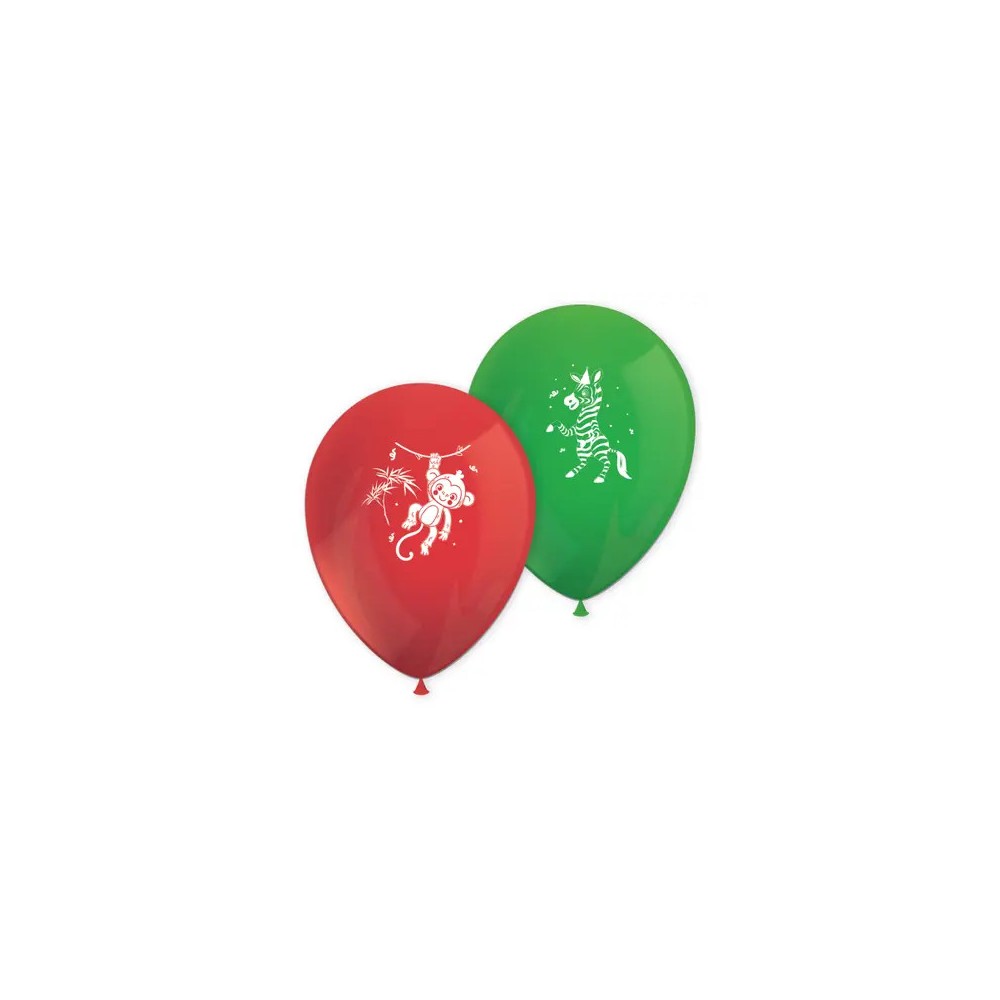Jungle Balloons balloon, 8 pcs