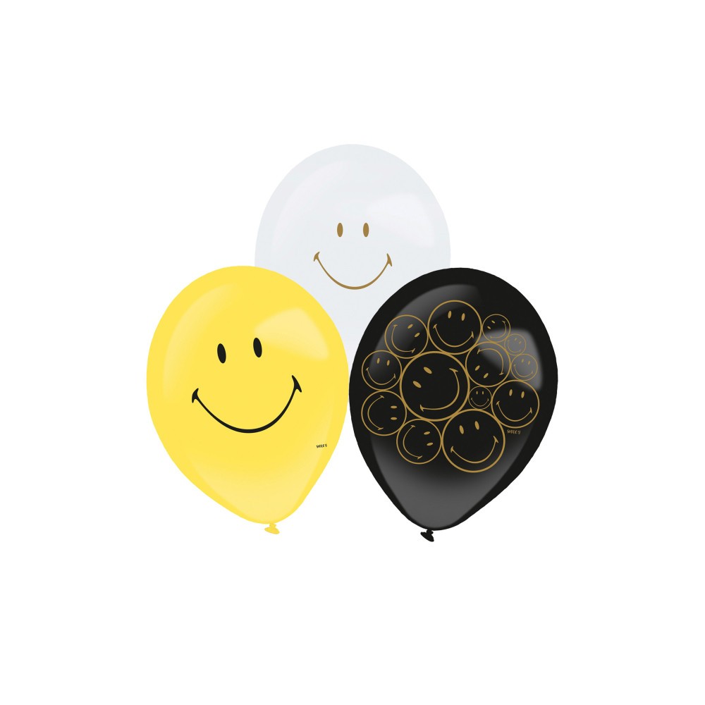 Emoji  Smiley Originals balloon 6 pcs 11 inch (27.5 cm)