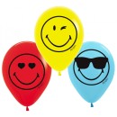 Emoji  Wink balloon, 6 pcs 11 inch (27.5 cm)