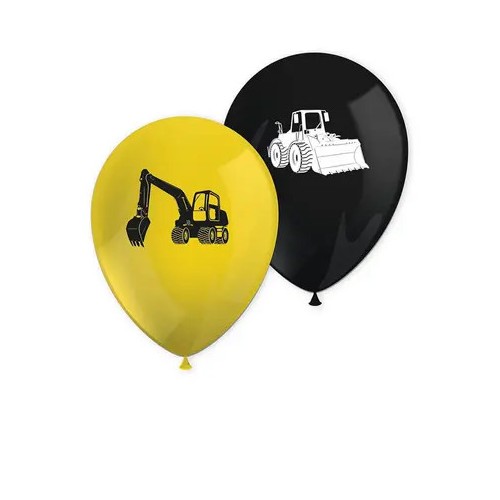 Construction Grabber balloon, 8 pcs