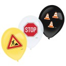Construction Sand balloon, 6 pcs 11 inch (27 cm)