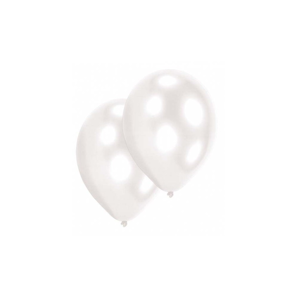 Colour Pearl White White Balloon, 10 pcs 11 inch (27.5 cm)