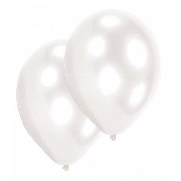 Colour Pearl White White Balloon, 10 pcs 11 inch (27.5 cm)