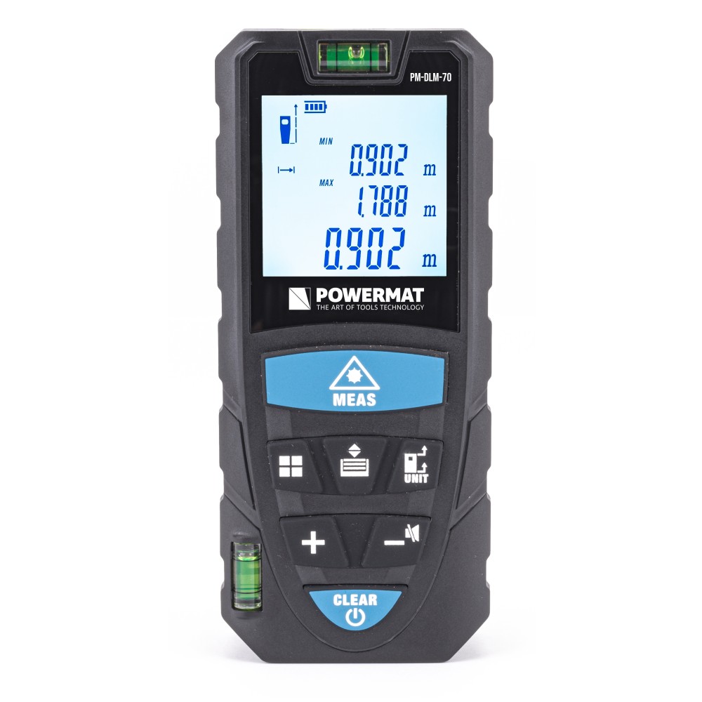 Cyfrowy dalmierz laserowy 70m PM-DLM-70