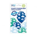Baby Fluffy Clouds Boy, Balloon set, 6 pcs, 12 inch (30 cm)