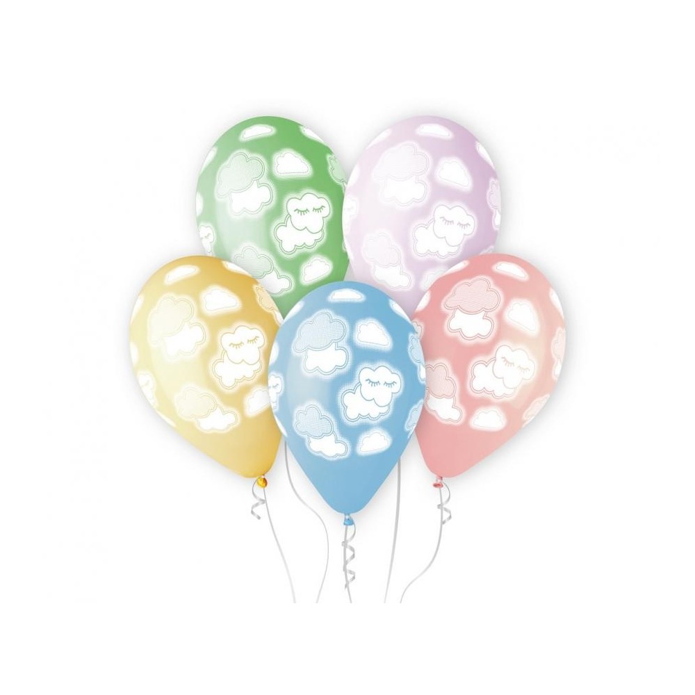 Baby Clouds, Balloon 5 pcs 13 inch (33 cm)