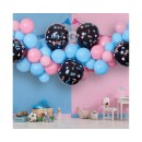 Boy or Girl He or She balloon garland set 65 pcs
