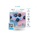 Boy or Girl He or She balloon garland set 65 pcs