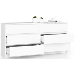 KOMODA K160 6SZ CLP BIAŁA