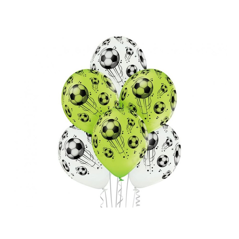Football Football, balloon 6 pcs 12 inch (30 cm)