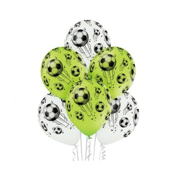 Football Football, balloon 6 pcs 12 inch (30 cm)
