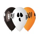 Halloween BOO air-balloon, balloon 5 pieces 12 inch (30 cm)