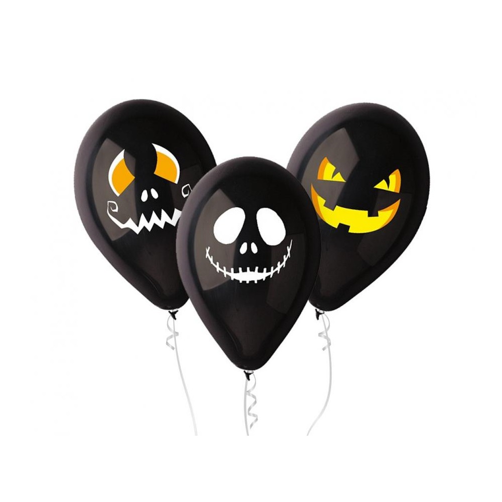 Halloween air-balloon, balloon 3 pieces 12 inch (30 cm)