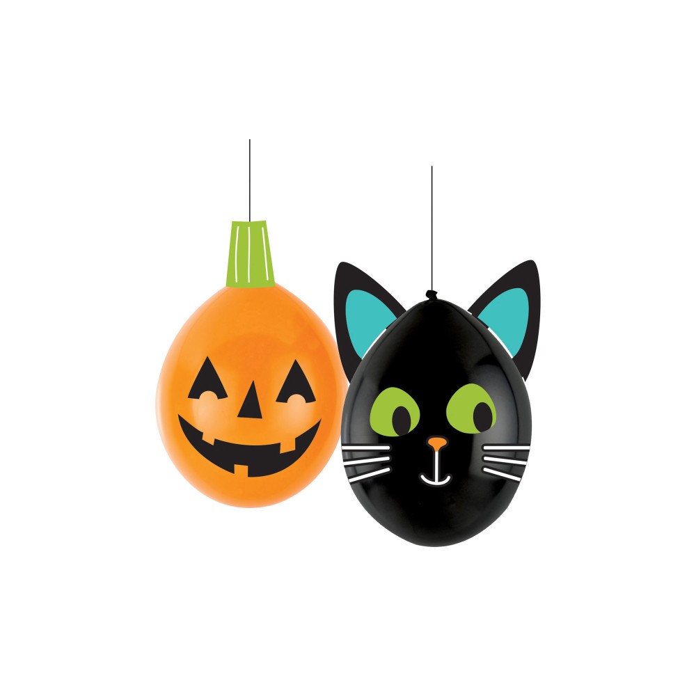 Halloween Friends hanging balloon, 2 pcs 12 inches (30 cm)