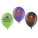 Halloween Happy balloon, 6 pcs 11 inch (27.5cm)