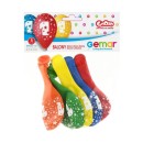 Happy Birthday Star Happy Birthday 1 balloon, 5-pack 12 inch (30cm)