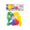 Happy Birthday Star Happy Birthday 6 balloons, 5-pack 13 inch (33 cm)